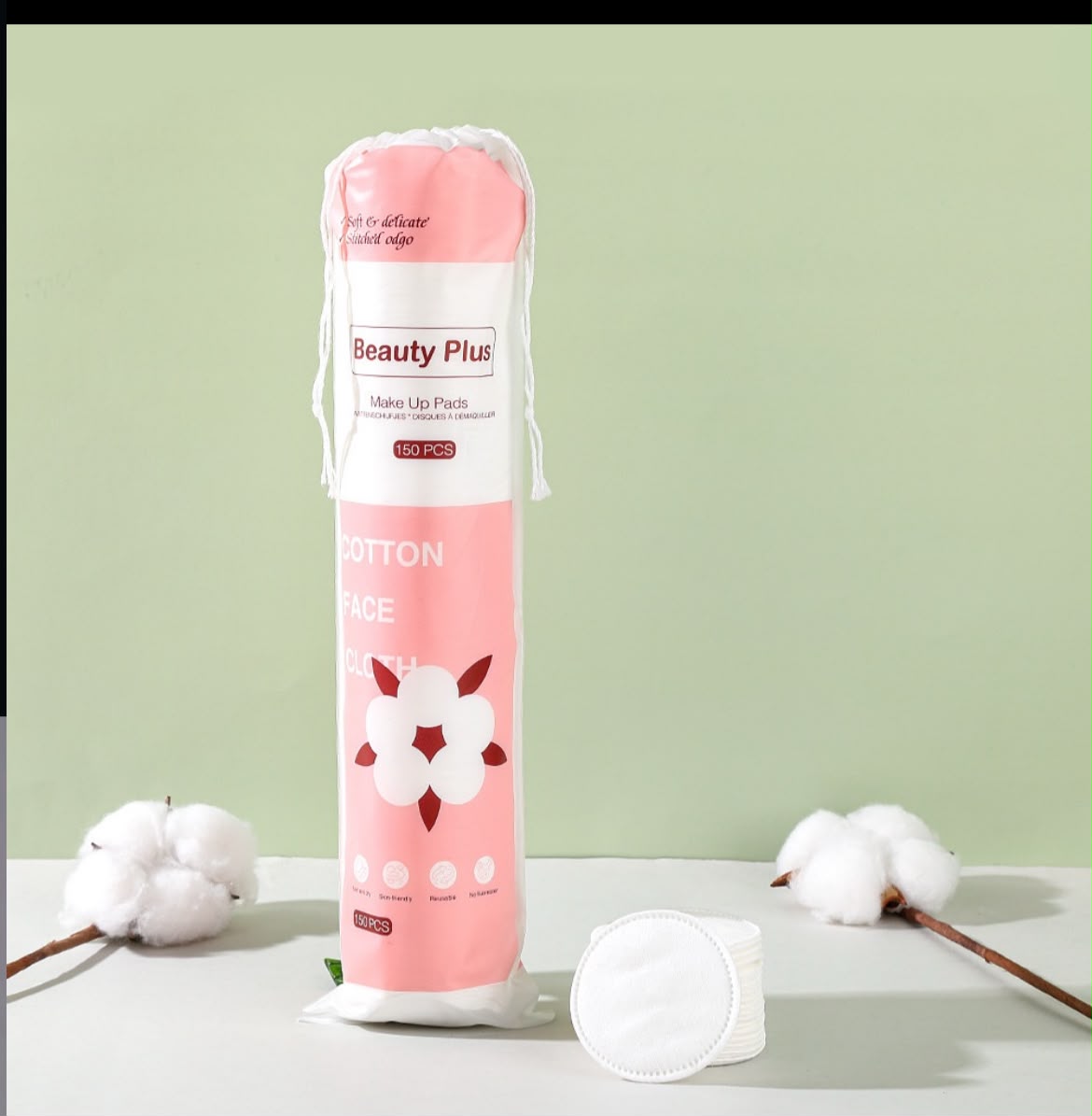 Beauty plus makeup pads